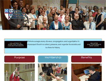 Tablet Screenshot of episcopalhistorians.org